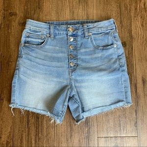 American Eagle Curvy Hi-Rise Shortie Shorts 6